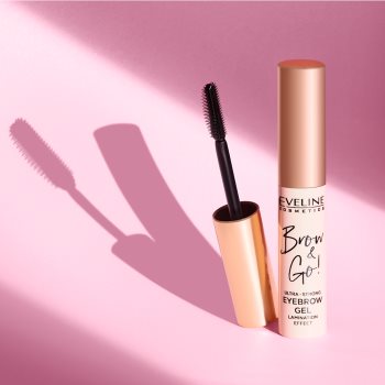 Eveline Cosmetics Brow & Go! gel pentru sprancene cu fixare foarte puternica - imagine 3